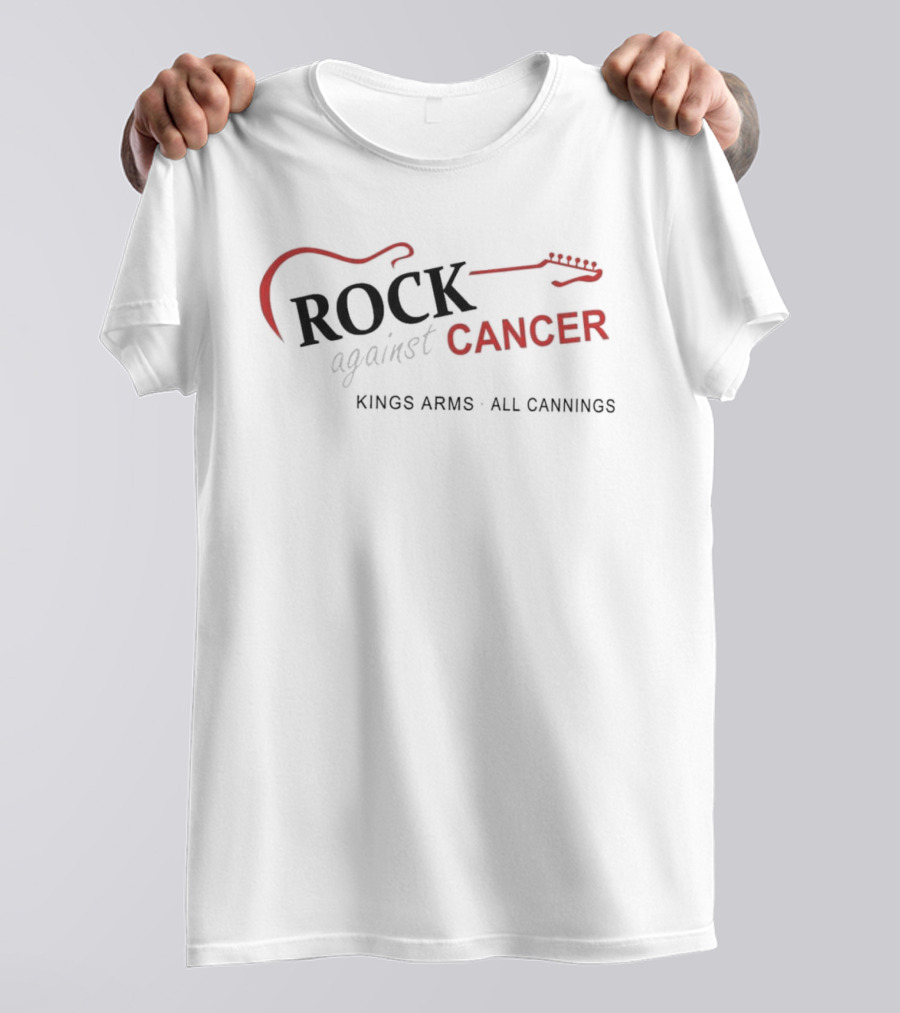 Rock Against Cancer Kings Arms All Cannings Concert Event T-Shirt