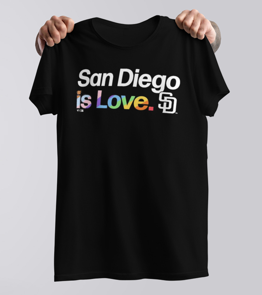 San Diego Is Love Padres City Pride SD T-Shirt