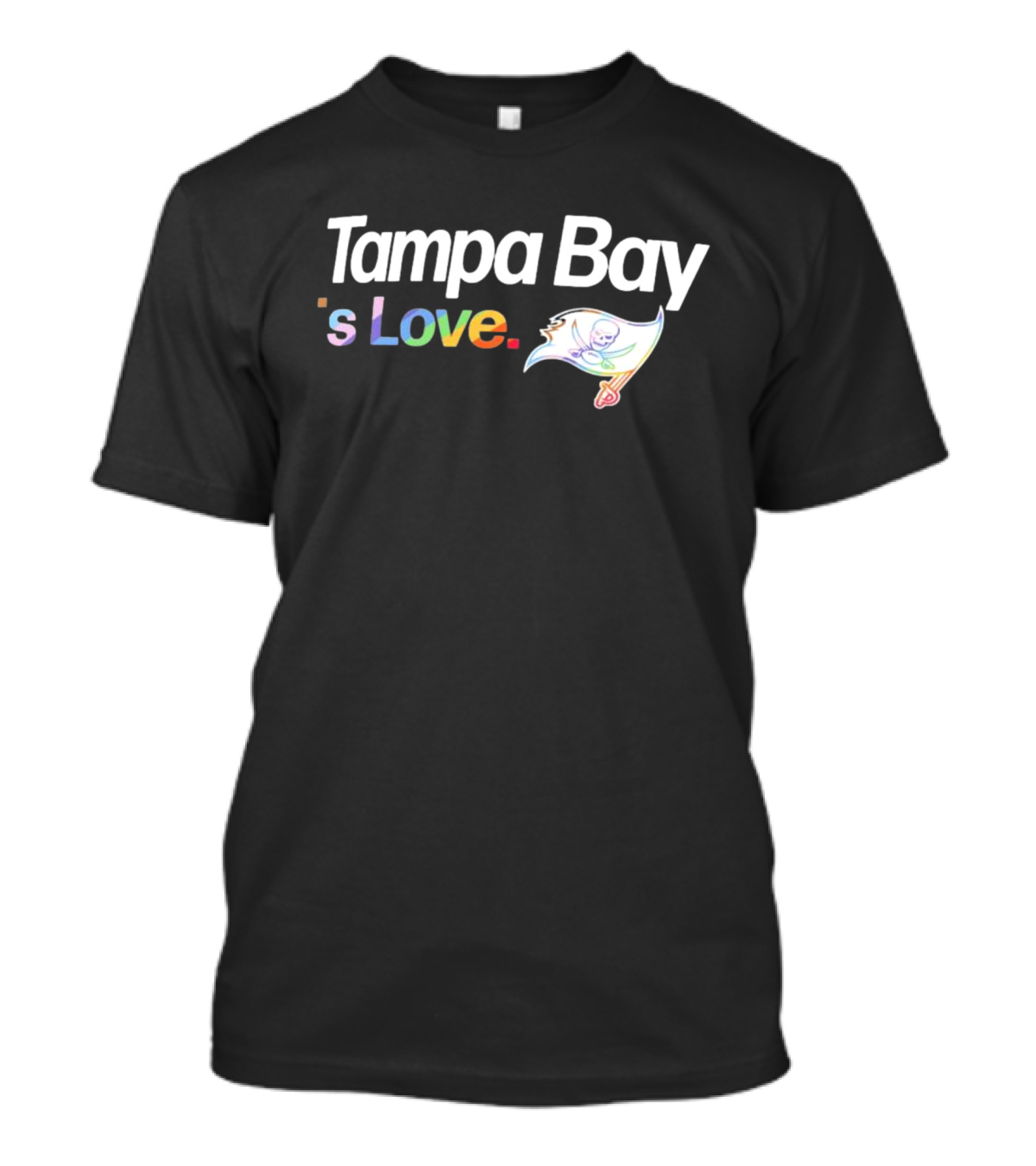 Tampa Bay 's Love Pride With Team Flag T-Shirt