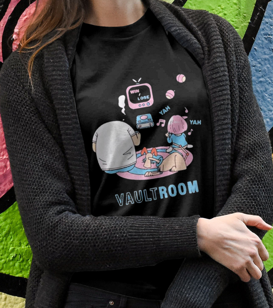 Vault Room Gaming Fun With Win Lose Challenge T-Shirt