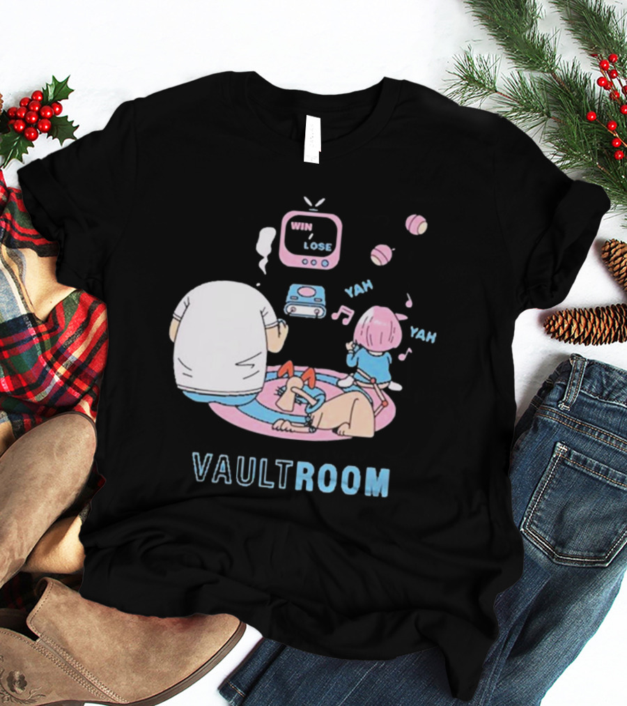 Vault Room Gaming Fun With Win Lose Challenge T-Shirt