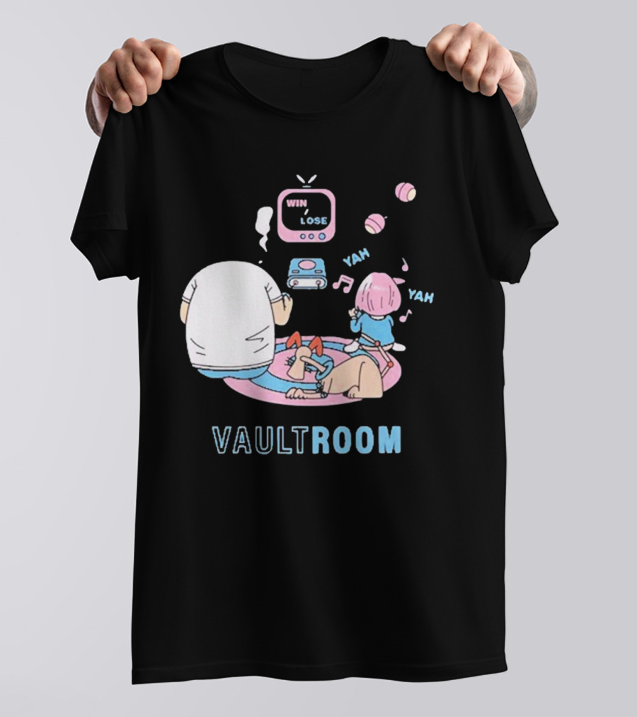 Vault Room Gaming Fun With Win Lose Challenge T-Shirt