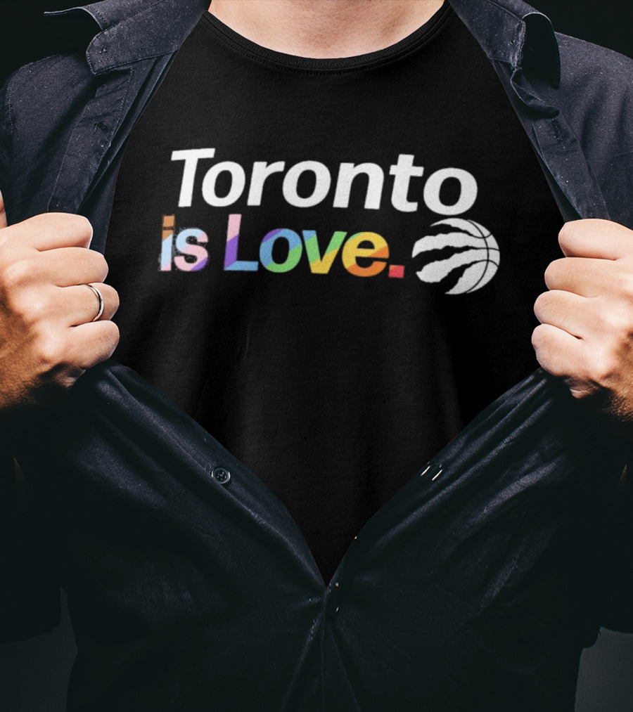 Toronto Is Love City Pride Raptors Basketball T-Shirt