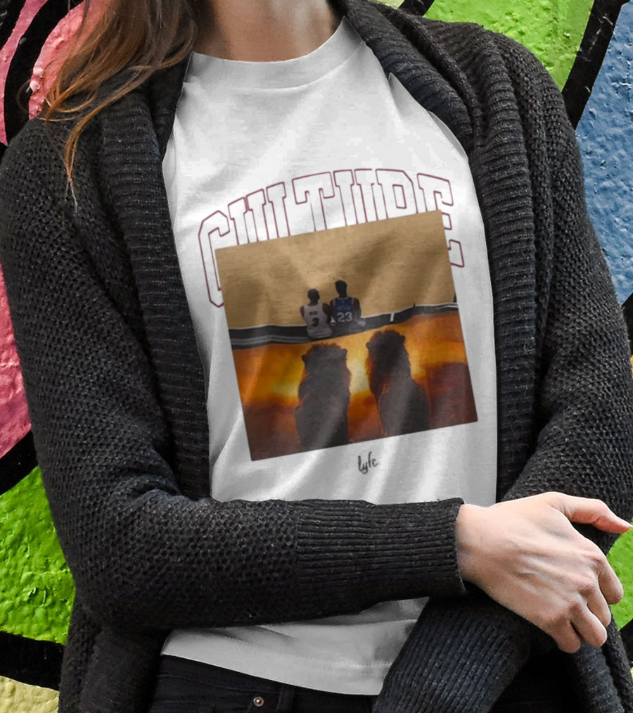 Dwyane Wade X Himmy Culture Basketball Legacy Lions Lyfe Collaboration T-Shirt