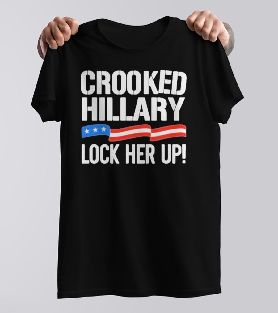 Crooked Hillary Lock Her Up T-Shirt