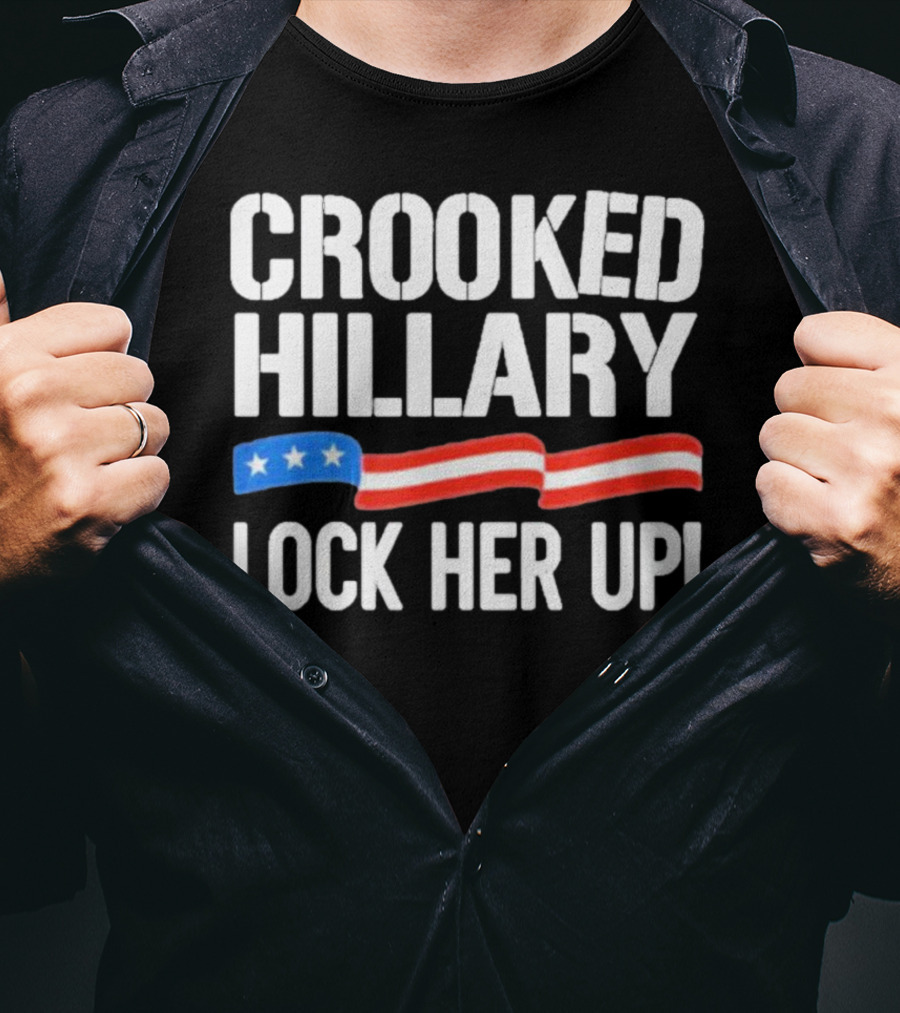 Crooked Hillary Lock Her Up T-Shirt