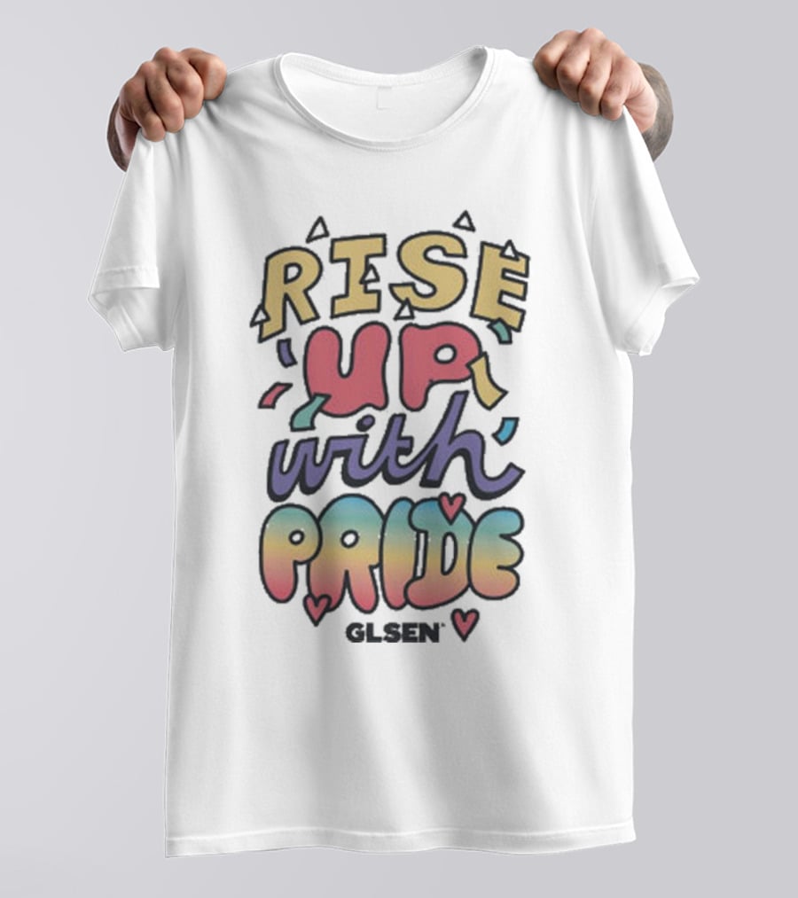 Rising Colors Of Pride By GLSEN T-Shirt