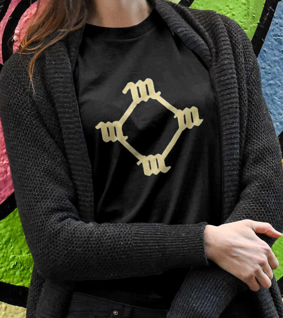 So Help Me God Kanye West Logo Quadrangle T-Shirt