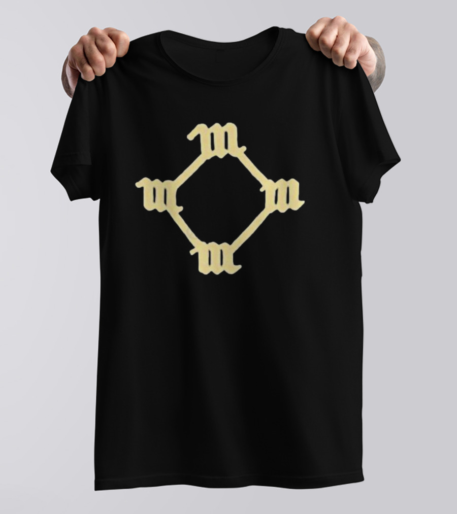 So Help Me God Kanye West Logo Quadrangle T-Shirt