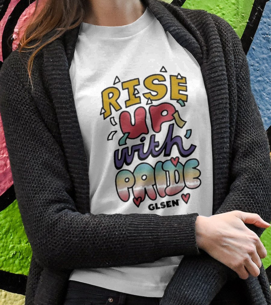 Glsen Rise Up With Pride Wilson Cruz T-Shirt