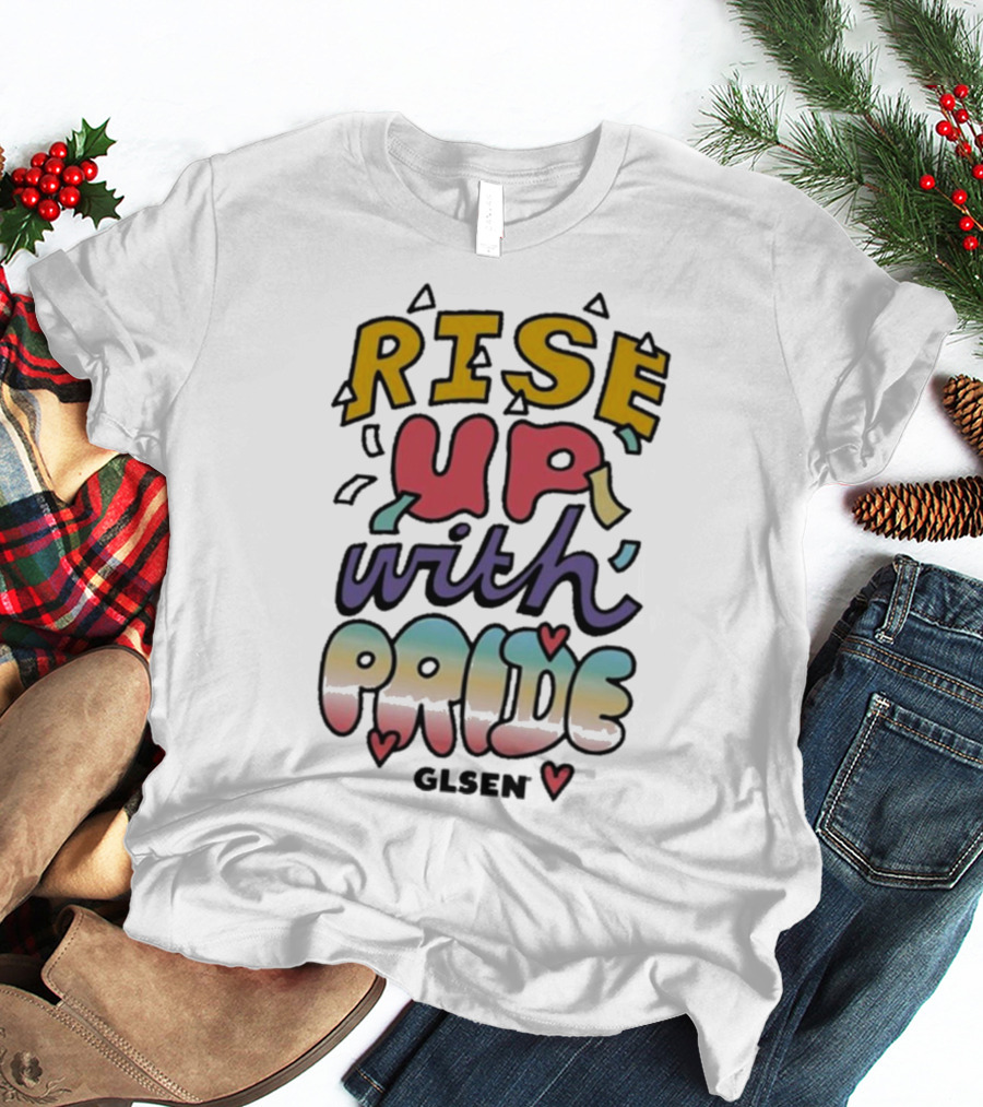Glsen Rise Up With Pride Wilson Cruz T-Shirt
