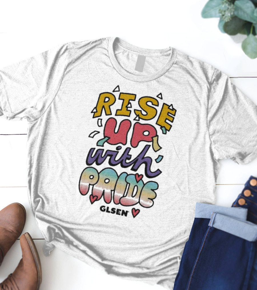 Glsen Rise Up With Pride Wilson Cruz T-Shirt