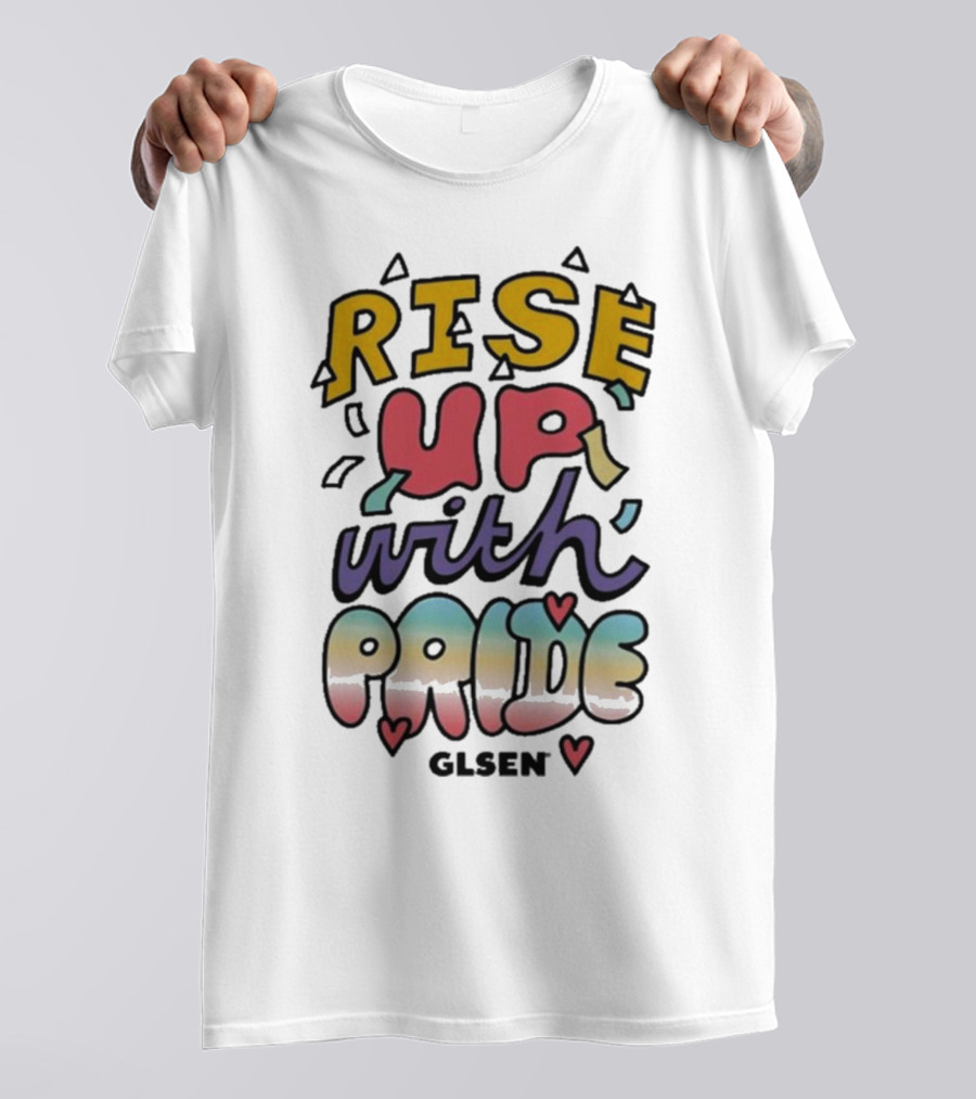 Glsen Rise Up With Pride Wilson Cruz T-Shirt