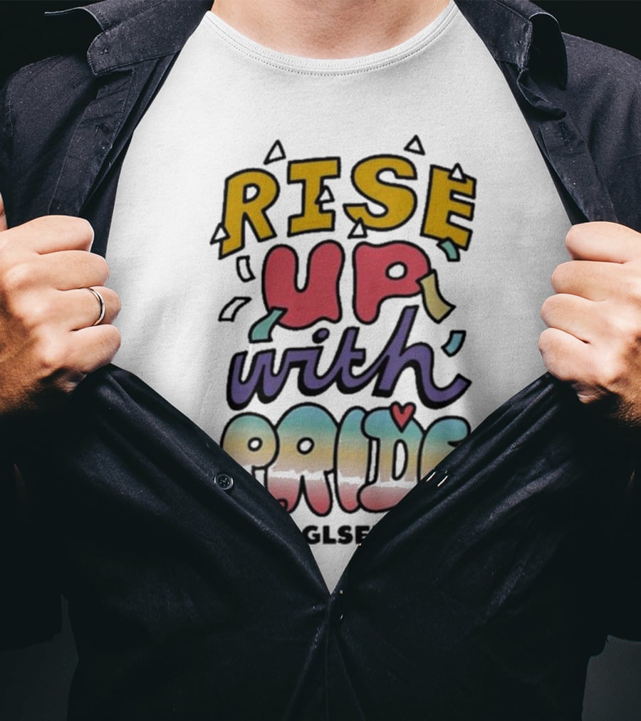 Glsen Rise Up With Pride Wilson Cruz T-Shirt