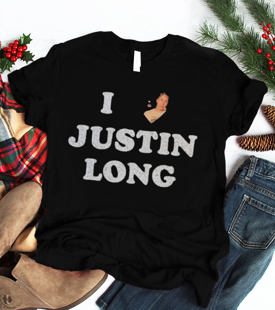 I Heart Justin Long Collage T-Shirt