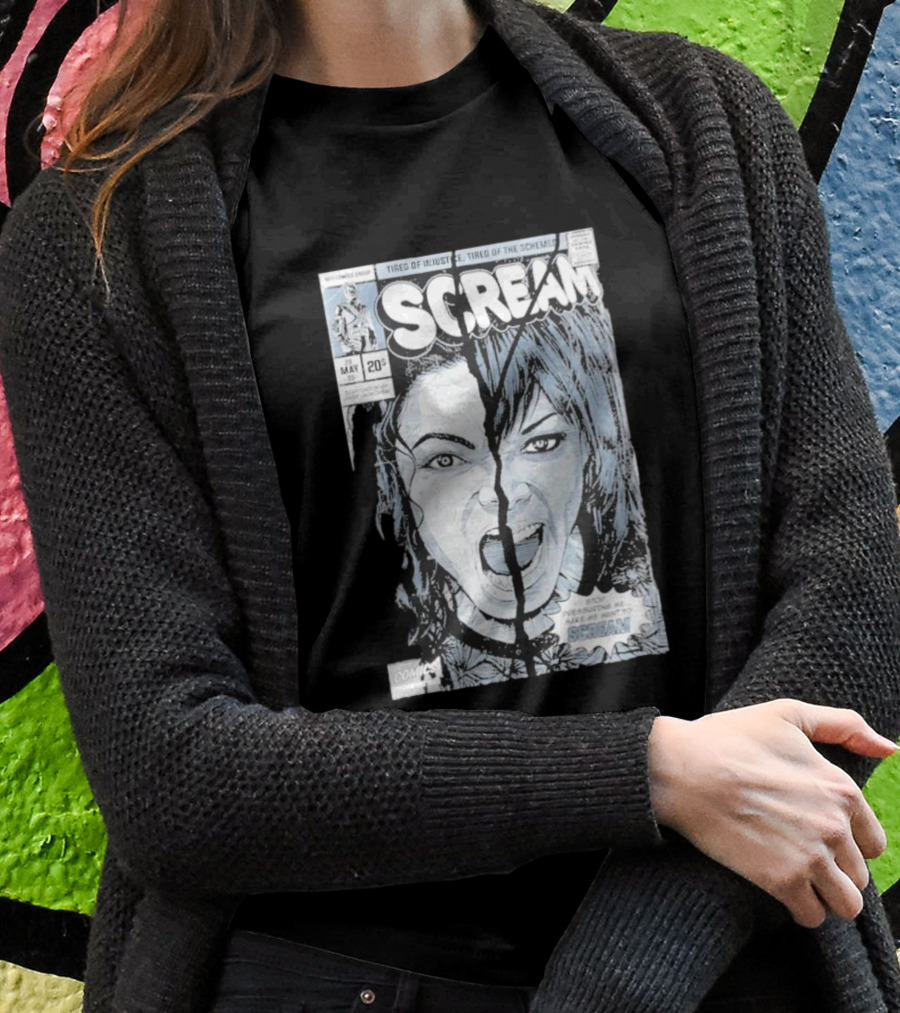 Mj History Scream Tired Of Injustice Tired Of The Schemes Comic May 20 Scream T-Shirt