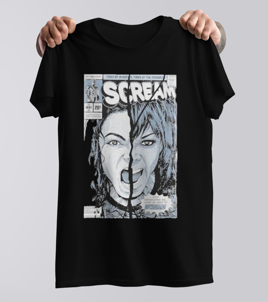 Mj History Scream Tired Of Injustice Tired Of The Schemes Comic May 20 Scream T-Shirt