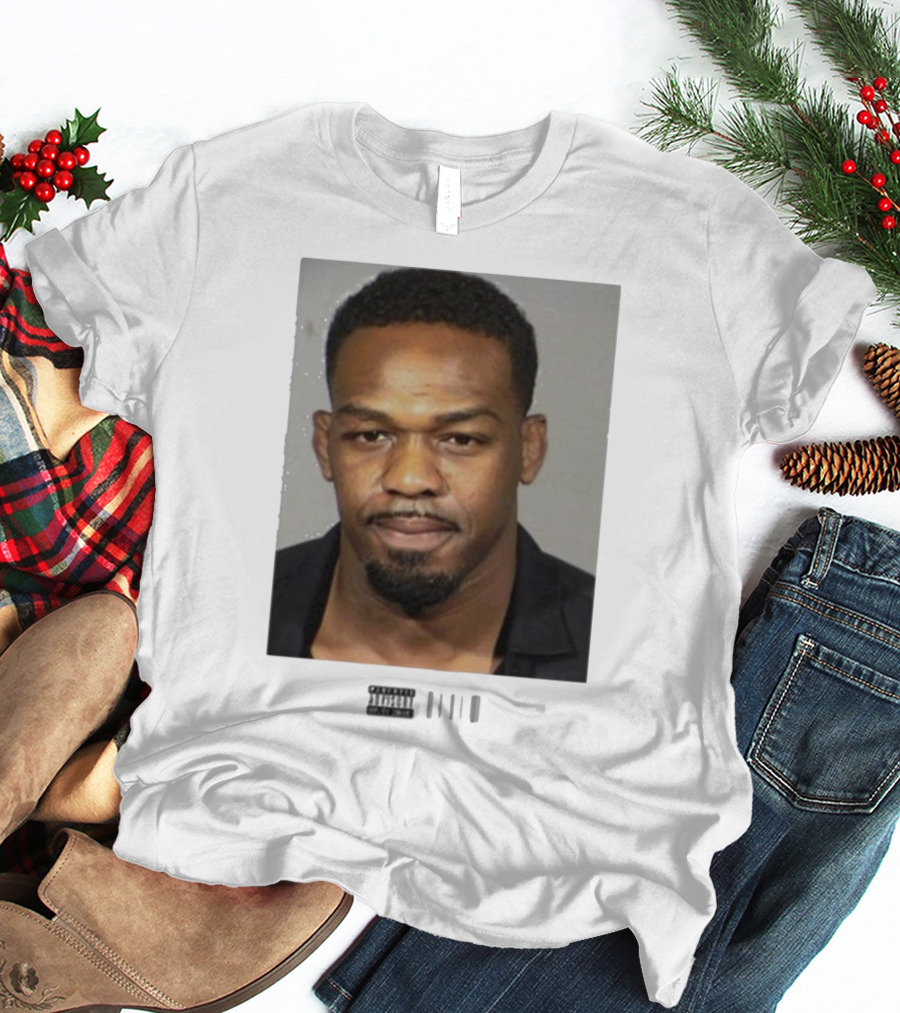 Jon Jones Mugshot UFC Champion Image T-Shirt