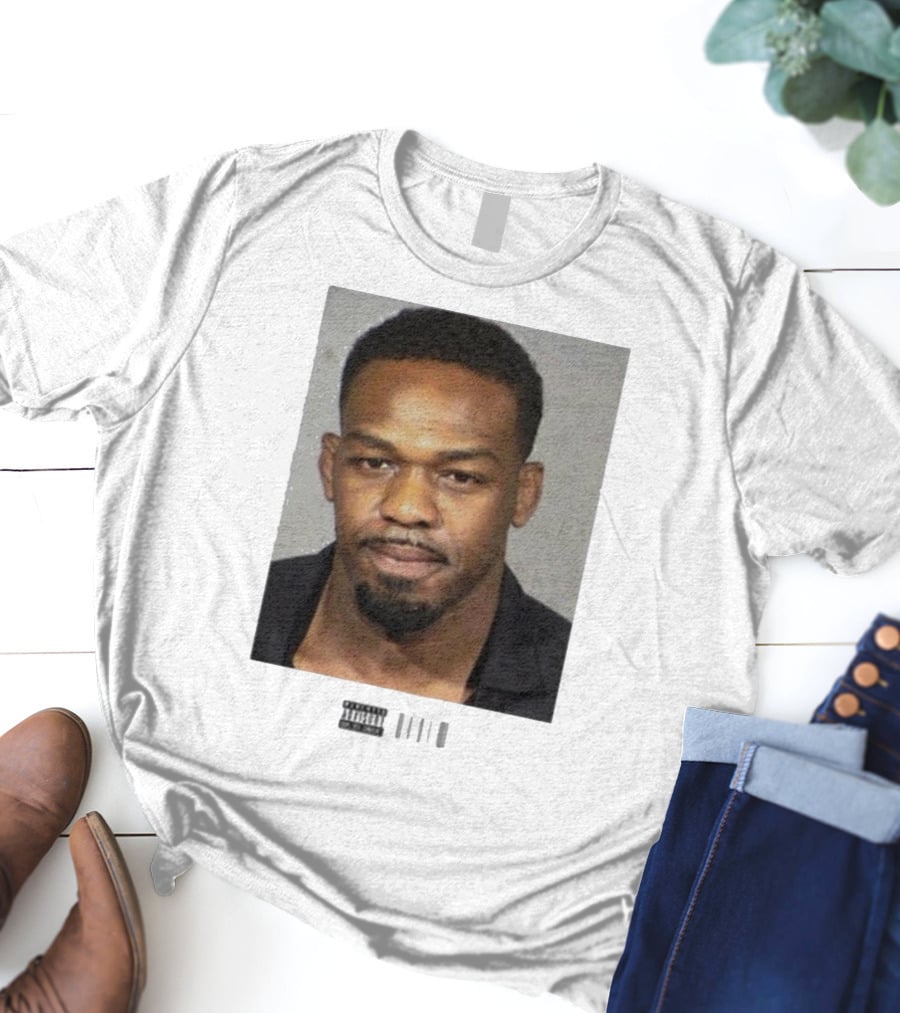 Jon Jones Mugshot UFC Champion Image T-Shirt