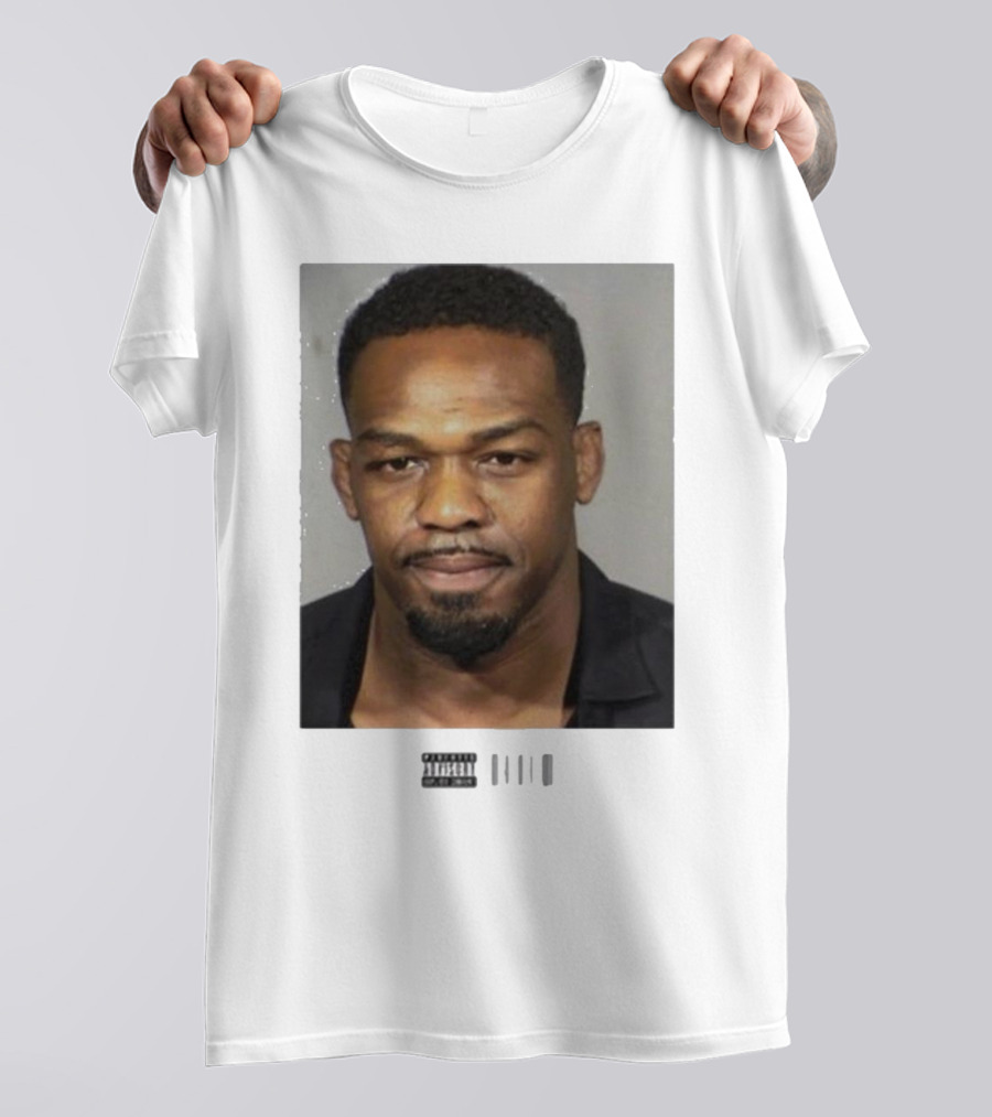 Jon Jones Mugshot UFC Champion Image T-Shirt