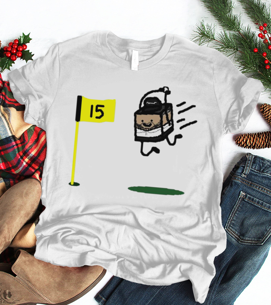 Michael Block Animated Golf Celebration Flag 15 T-Shirt