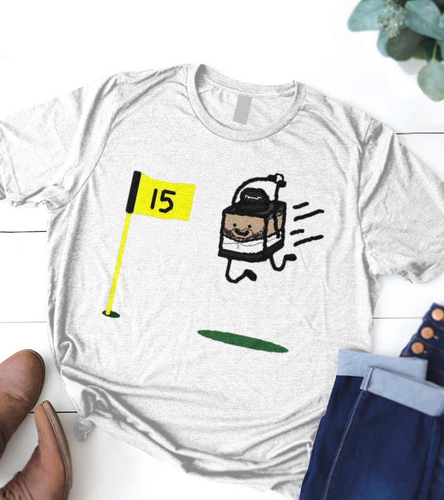 Michael Block Animated Golf Celebration Flag 15 T-Shirt