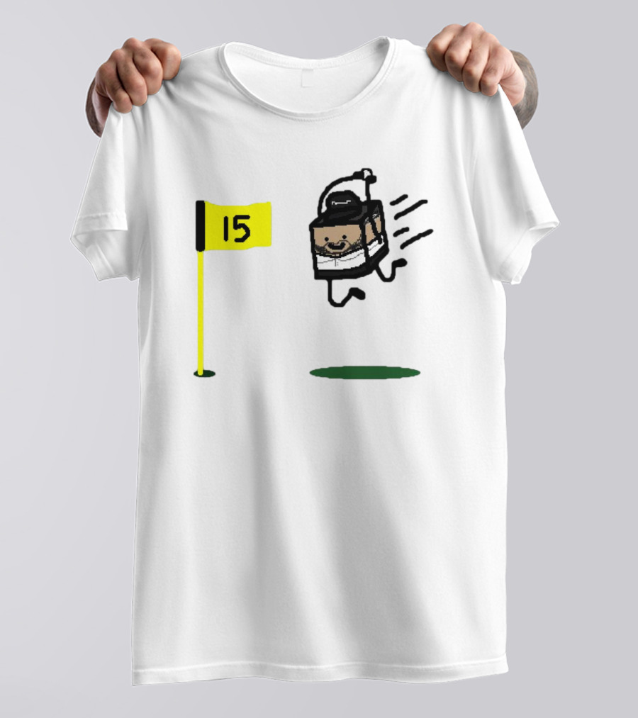 Michael Block Animated Golf Celebration Flag 15 T-Shirt