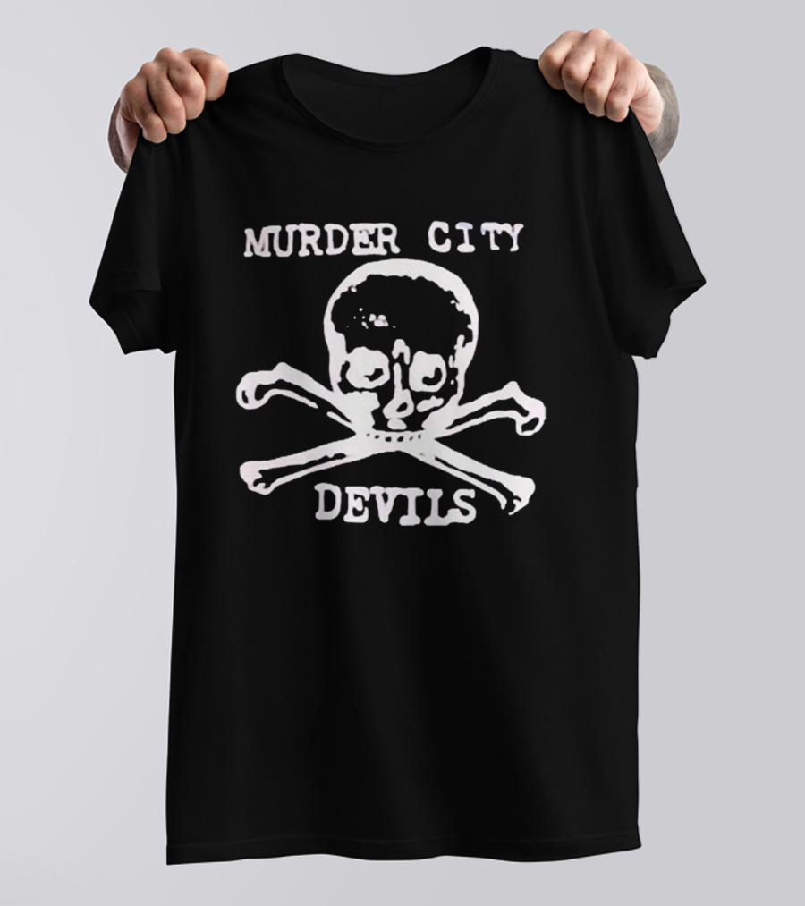 Murder City Devils Skull And Crossbones T-Shirt