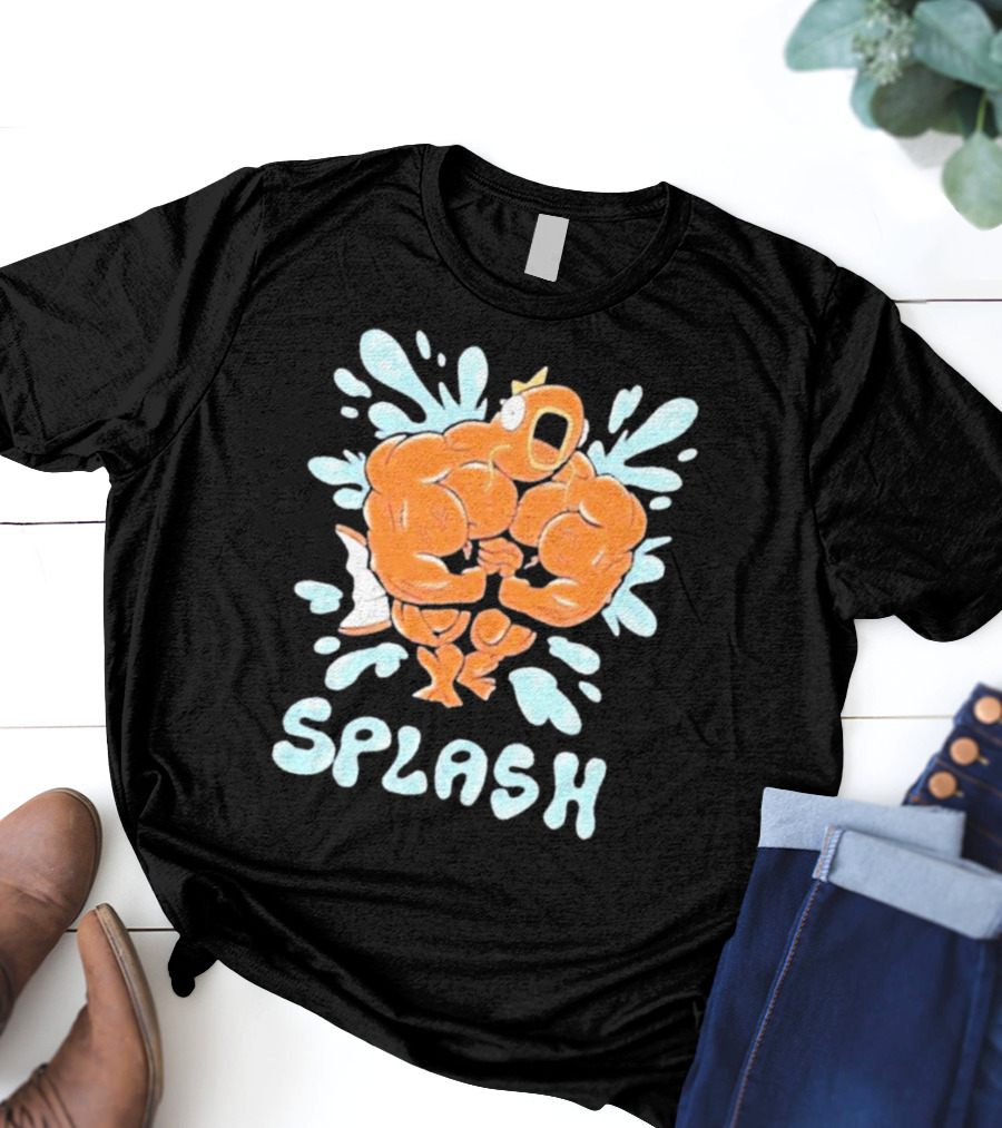 Magikarp Splash Buff Fish Comic T-Shirt