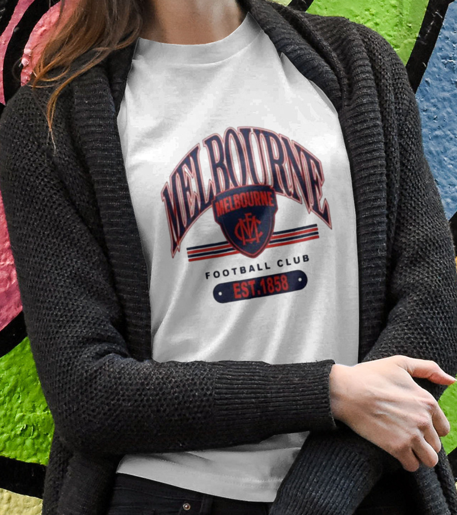 Melbourne Demons Football Club MFC Est 1858 T-Shirt