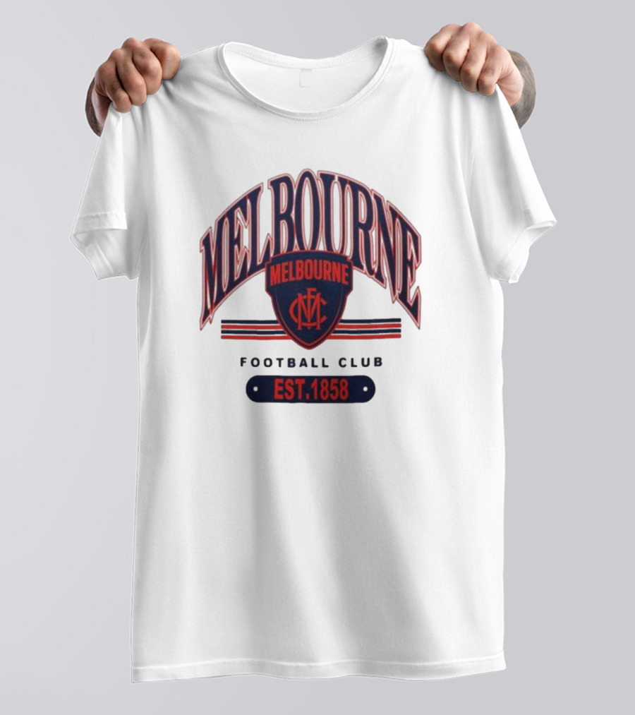 Melbourne Demons Football Club MFC Est 1858 T-Shirt