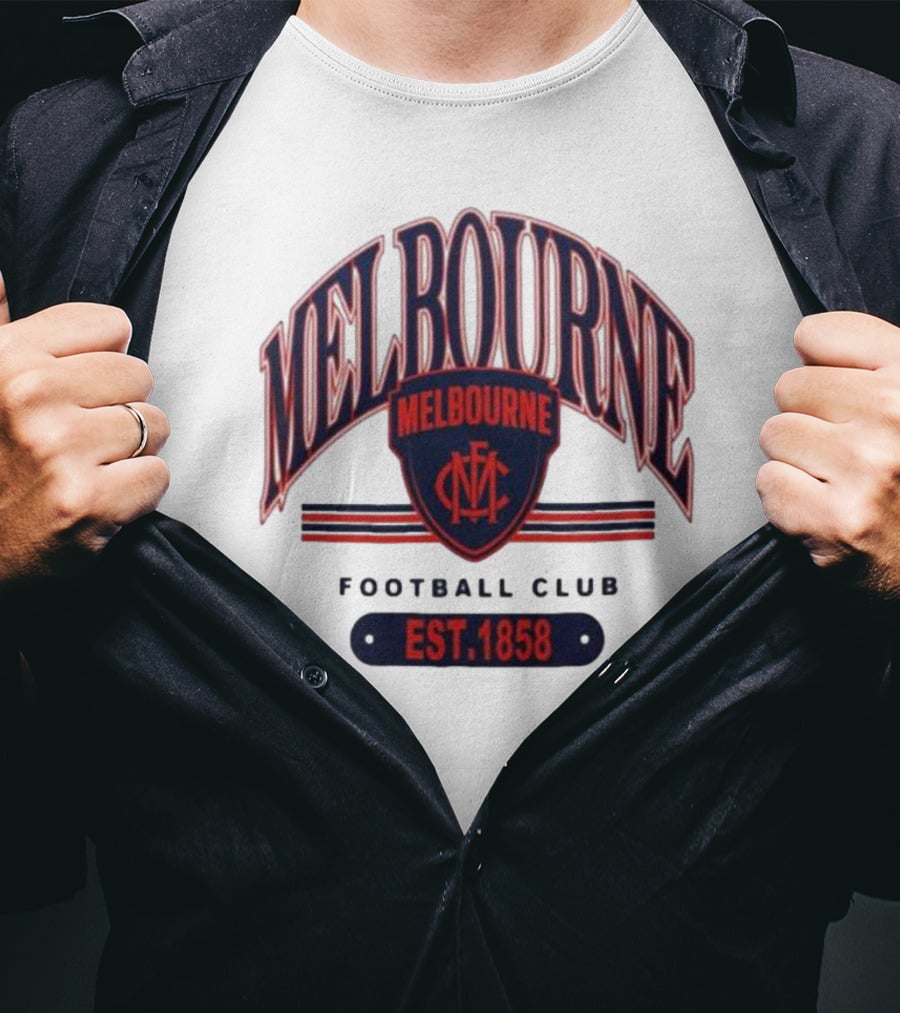 Melbourne Demons Football Club MFC Est 1858 T-Shirt