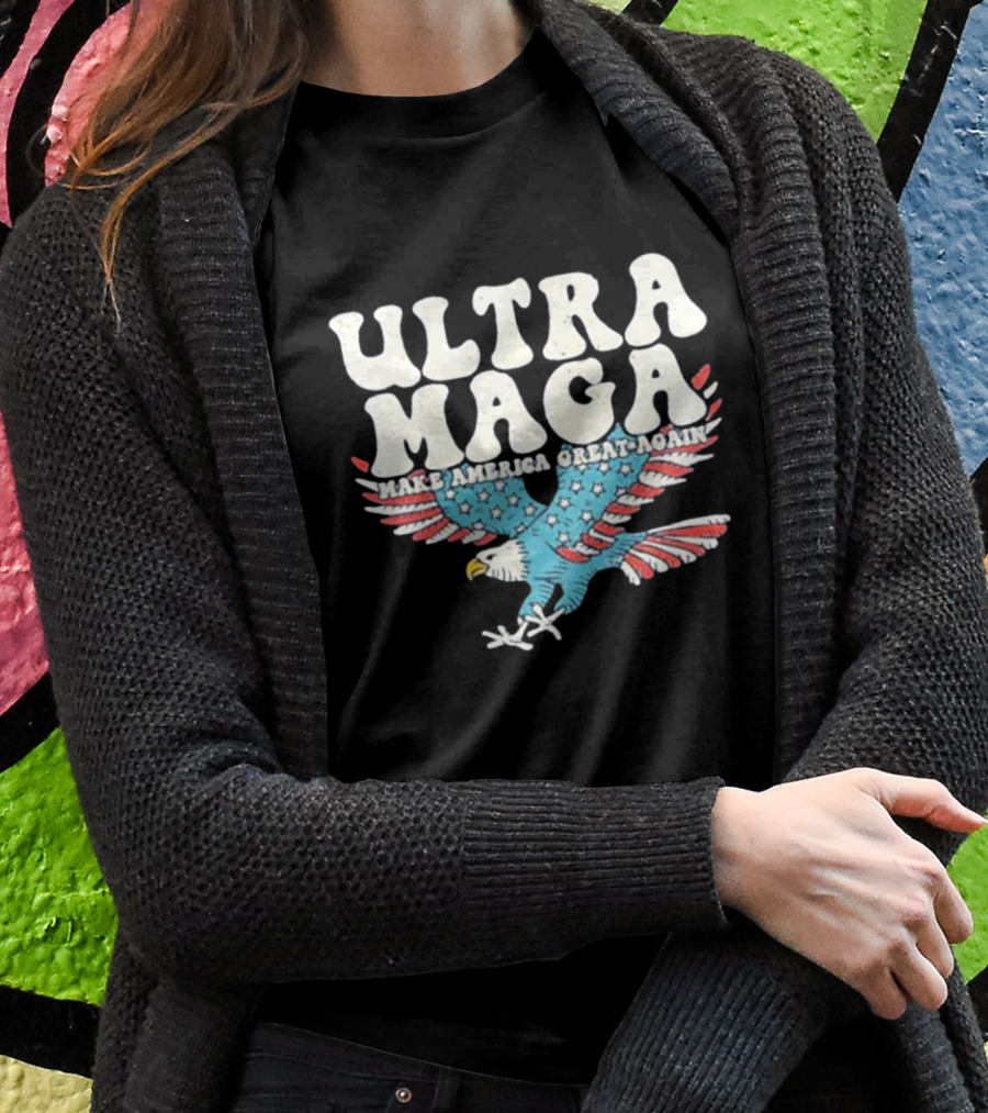 Ultra Maga Make America Great Again Eagle T-Shirt