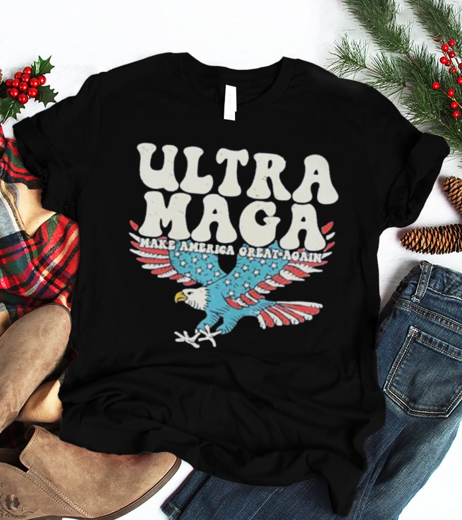 Ultra Maga Make America Great Again Eagle T-Shirt