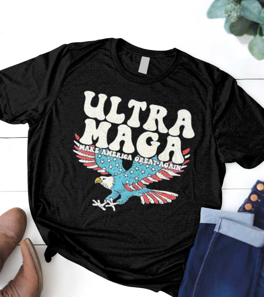 Ultra Maga Make America Great Again Eagle T-Shirt