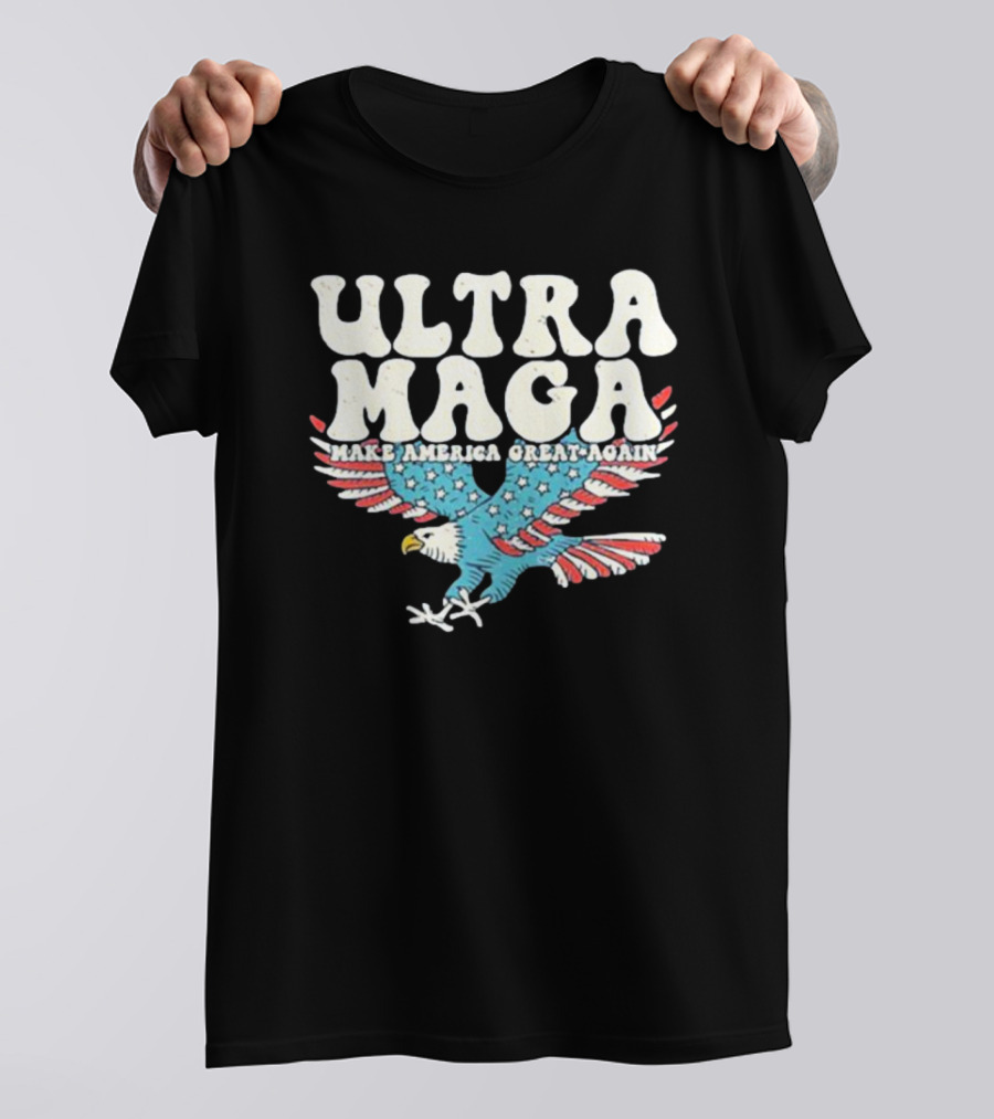 Ultra Maga Make America Great Again Eagle T-Shirt