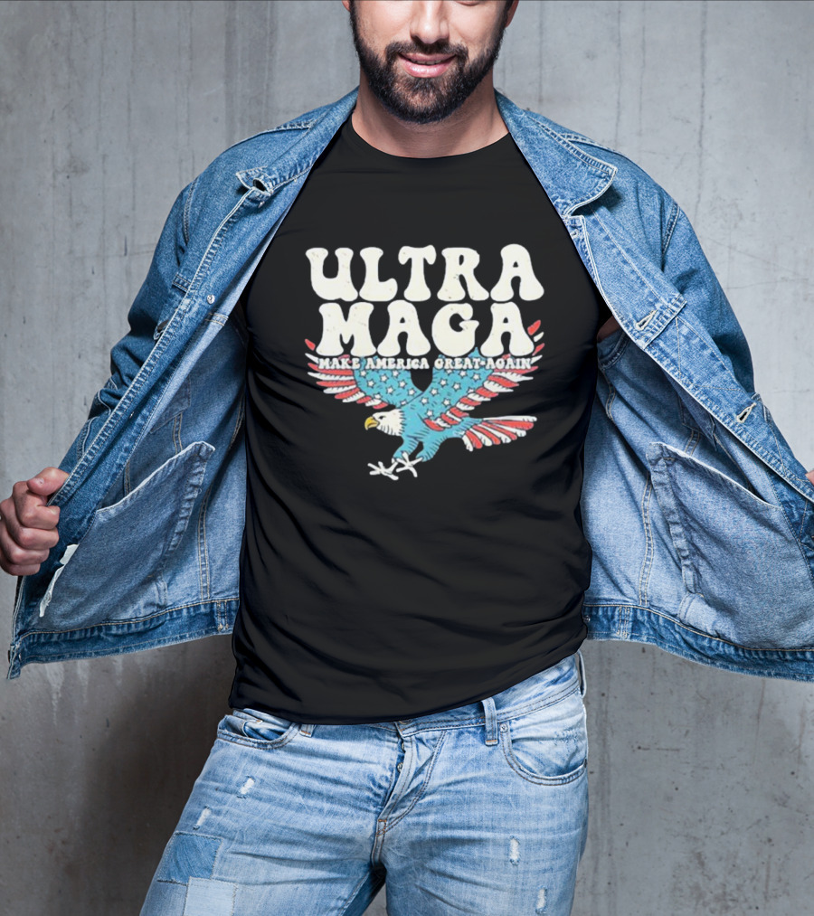 Ultra Maga Make America Great Again Eagle T-Shirt