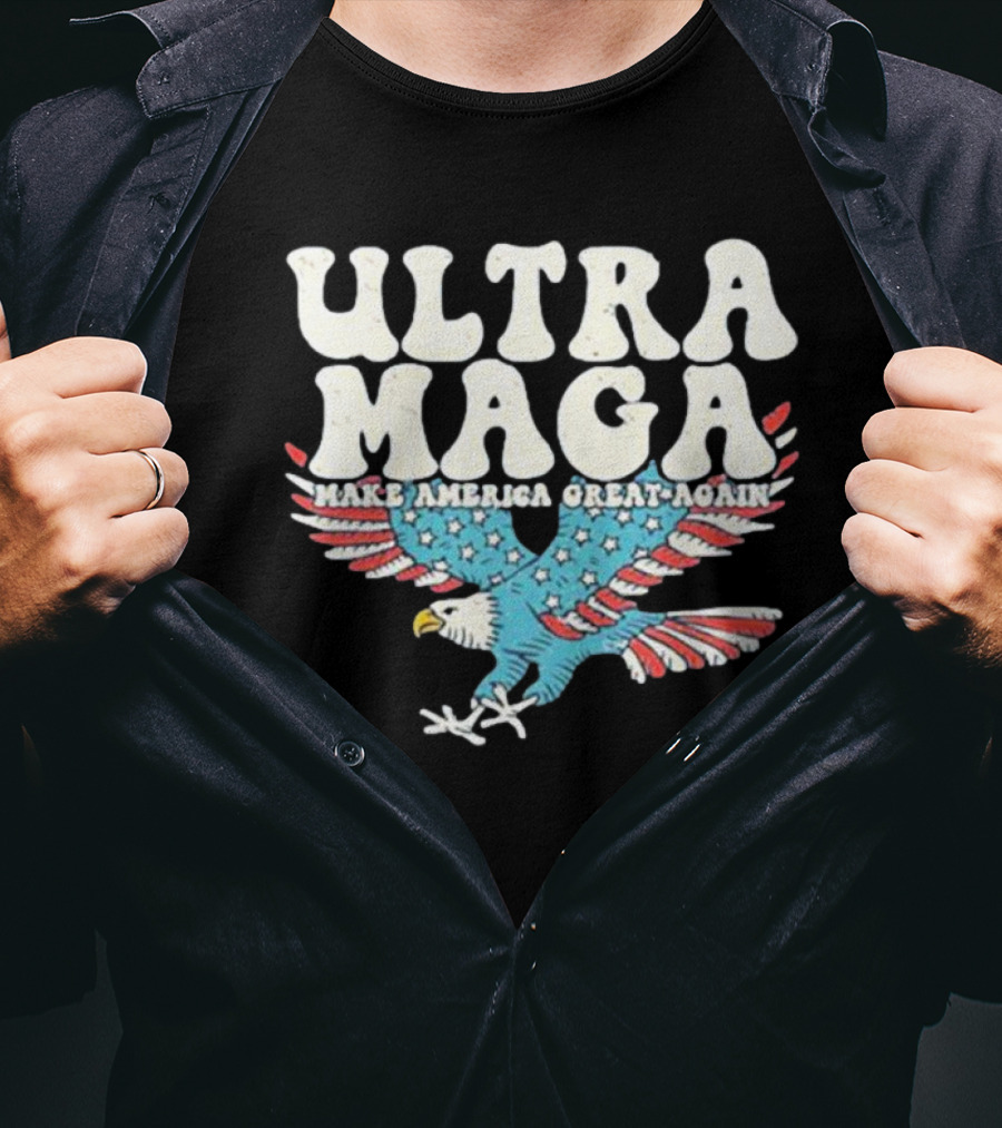 Ultra Maga Make America Great Again Eagle T-Shirt