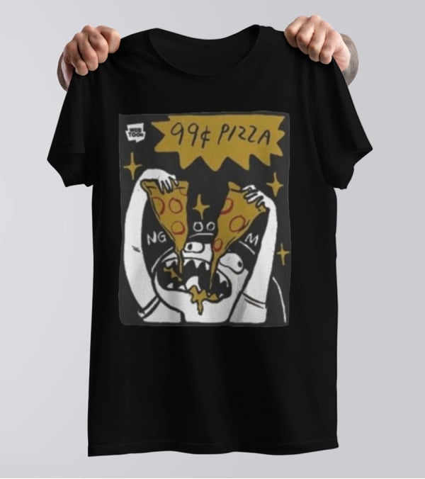 My Giant Nerd Boyfriend Wee Toon 99¢ Pizza T-Shirt