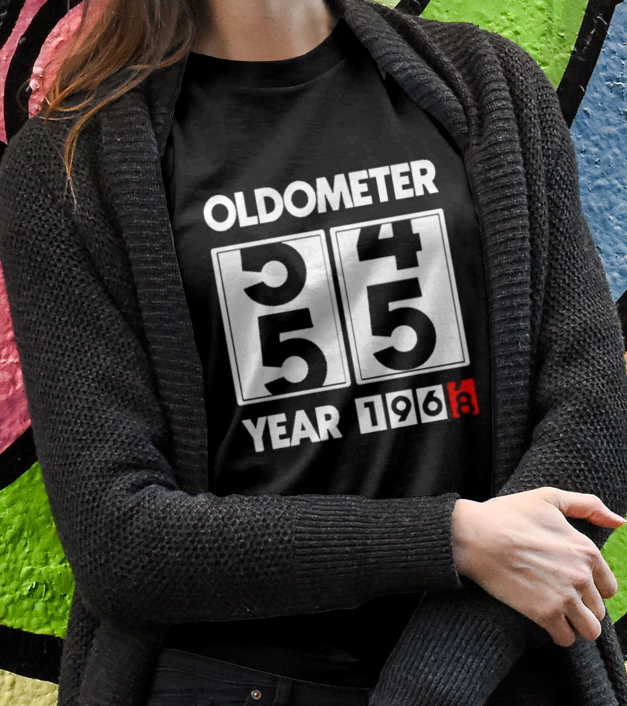 Oldometer 55 45 Year 1968 T-Shirt