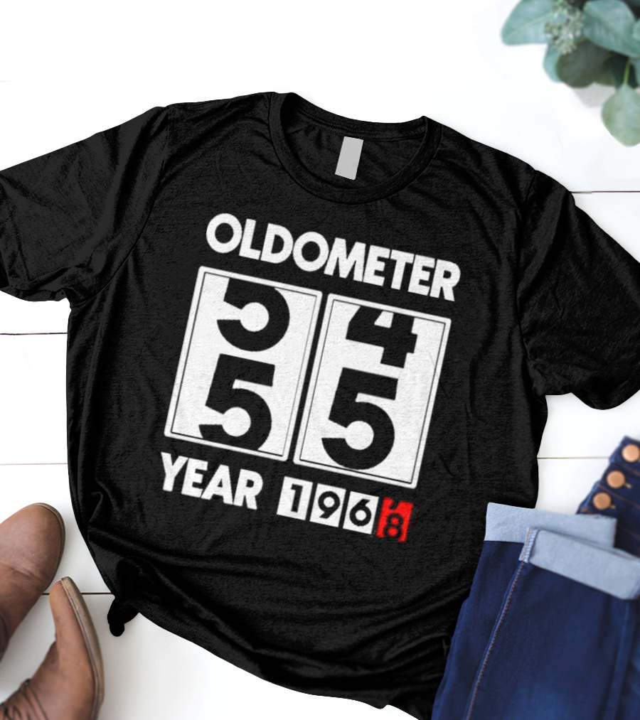 Oldometer 55 45 Year 1968 T-Shirt