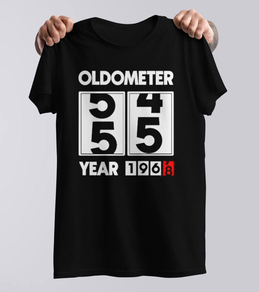 Oldometer 55 45 Year 1968 T-Shirt