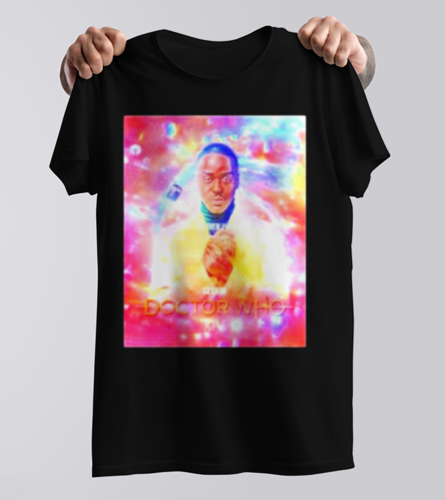 Doctor Who 14 Ncuti Gatwa Vibrant Time Traveler T-Shirt