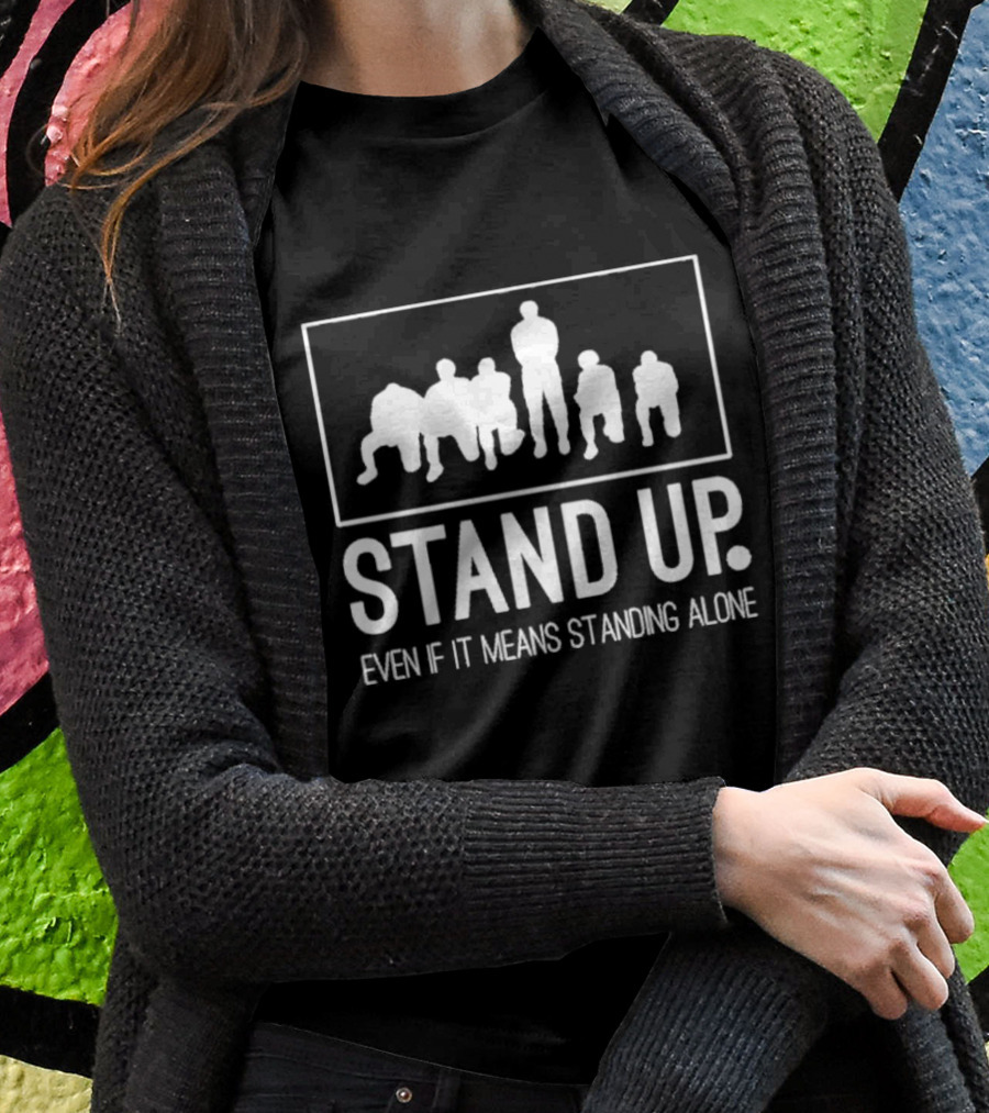 Stand Up Even If It Means Standing Alone Jonathan Isaac T-Shirt