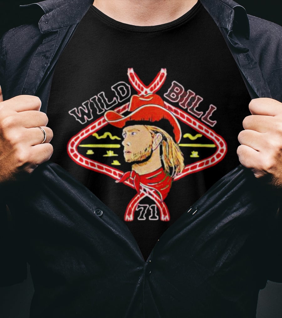 Vegas Golden Knights Wild Bill 71 William Karlsson Cowboy T-Shirt