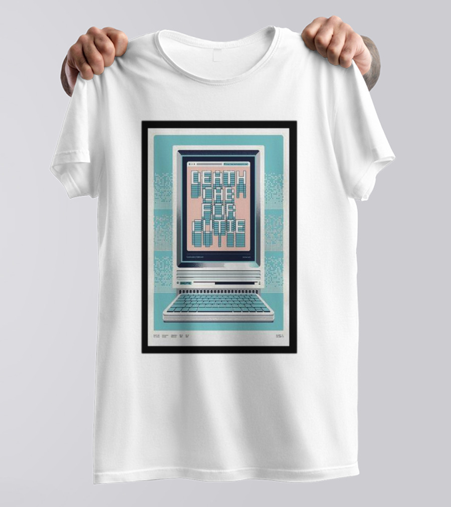 Death Cab For Cutie Commodore Ballroom Vancouver Retro Computer T-Shirt