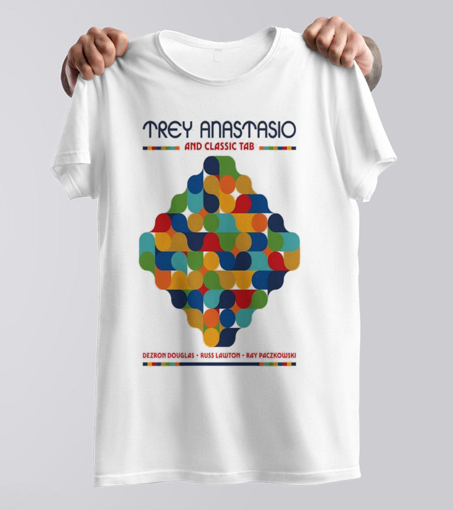 Trey Anastasio And Classic TAB Dezron Douglas Russ Lawton Ray Paczkowski T-Shirt