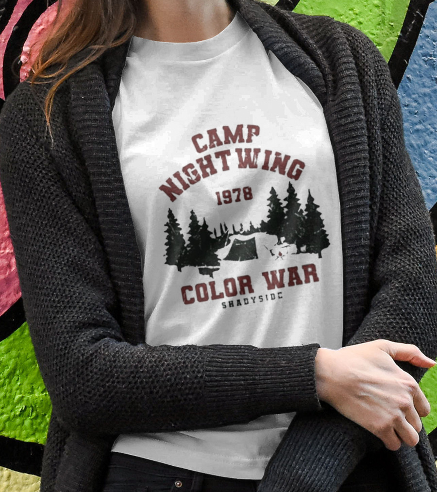 Camp Nightwing 1978 Color War Shadyside T-Shirt