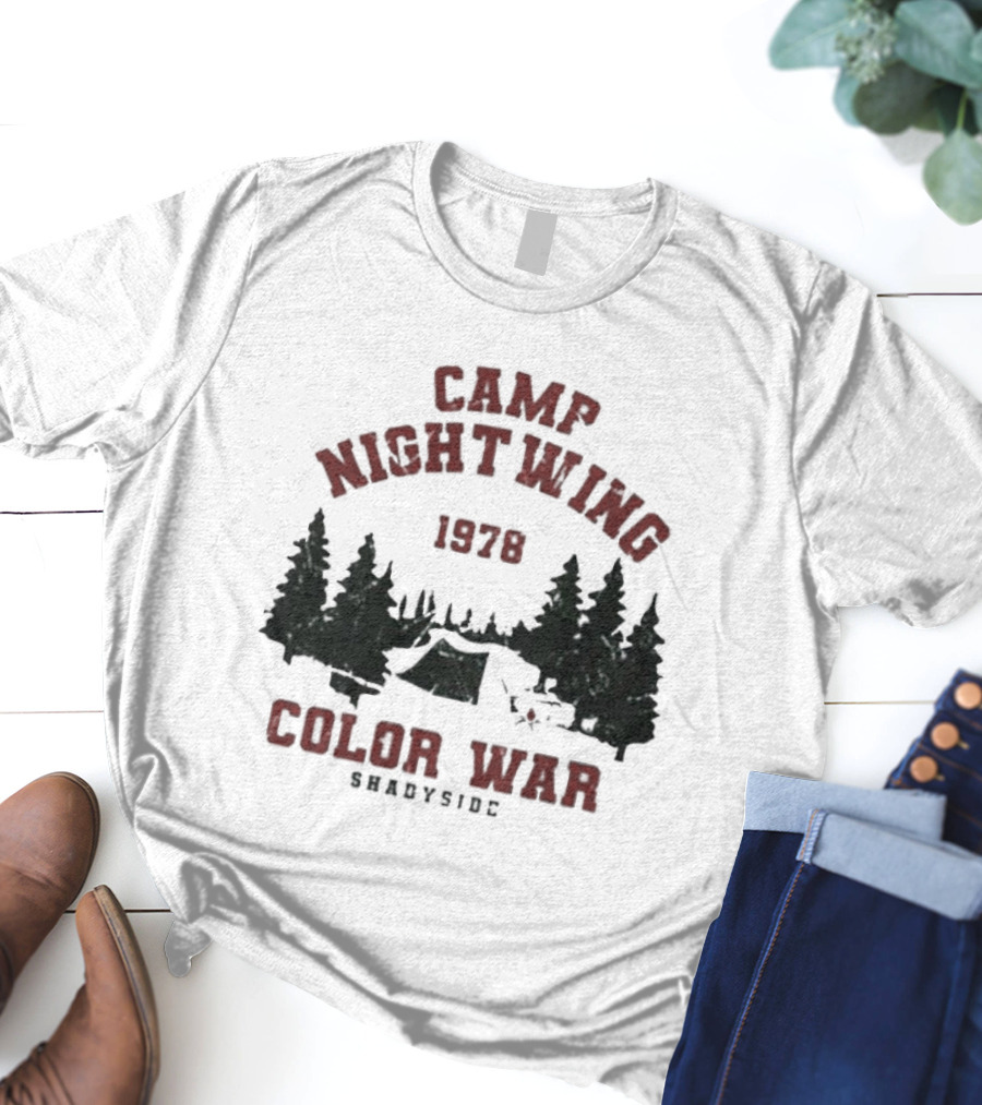 Camp Nightwing 1978 Color War Shadyside T-Shirt