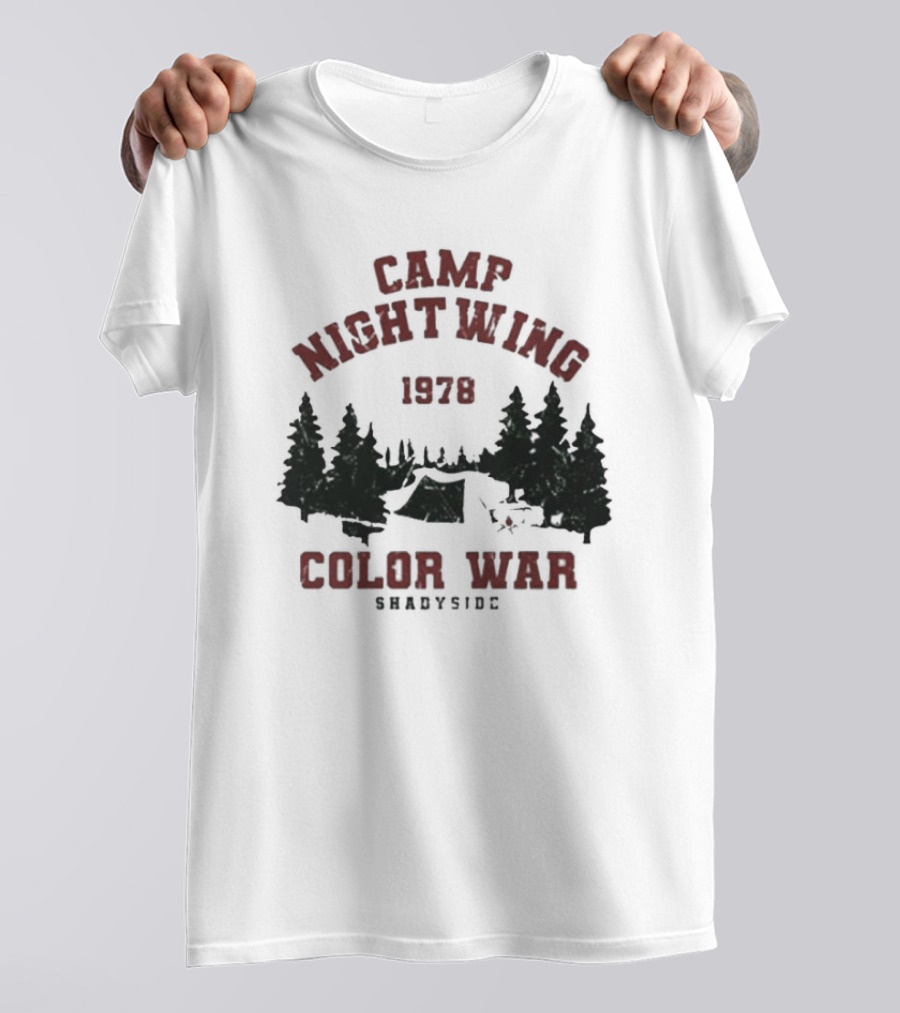 Camp Nightwing 1978 Color War Shadyside T-Shirt